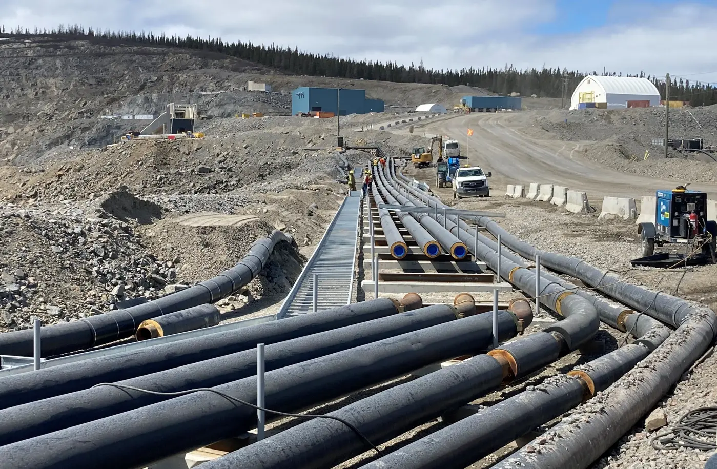 Voisey's Baby Paste Plant Overland Pipelines